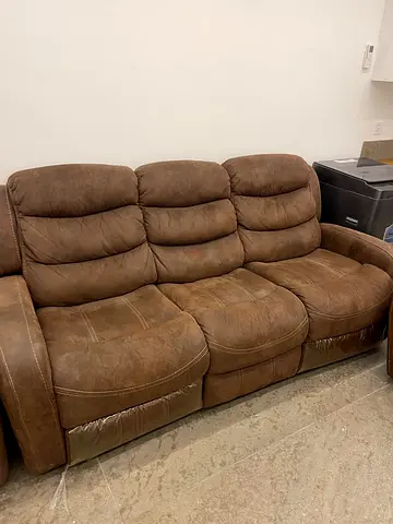 Brown  Sofa Set - 4 Pieces
