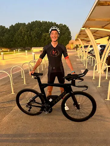 Trek time-trial/triathlon bike - aerodynamic frame, ready to race