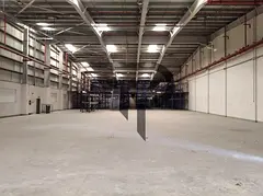 A spacious warehouse is available for rent, Civil Defense approved and ideal for all kinds of storag