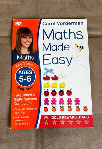 Maths Made Easy/Ages 5-6/Pages 32/170 gold stars stickers
