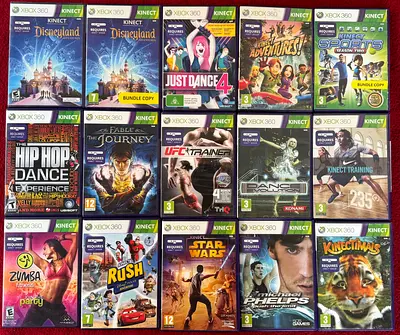 Xbox 360 Kinect games 50 dhs