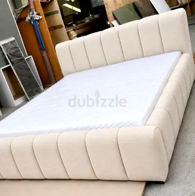 Brend New high quality fabric luxury king size 180x200 Bed with spring mattress available