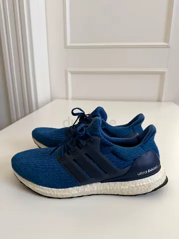 Adidas Navy Blue Athletic Sneakers, lightly used