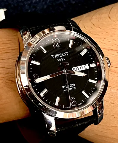 Original Tissot autimatic watch day*date longines omega rado longines orient seiko sveston fossil mk