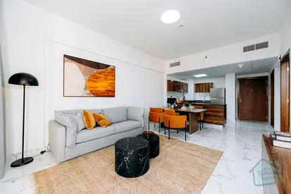 Luxe 1 BR | Rooftop Pool, Gym & Workspace | Special Rate
