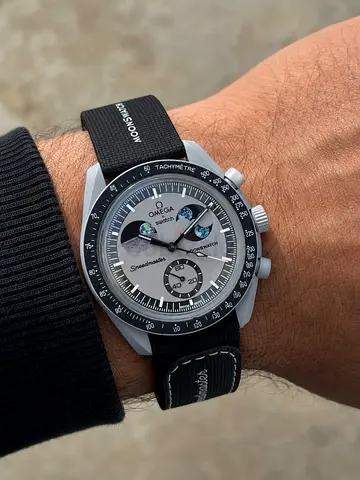 Omega x Swatch MoonSwatch Mission on wrist master