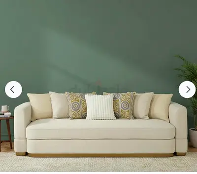 Elegant Homes R Us Living Room Set (2 single, three and four seater couch) – Beige  Gold