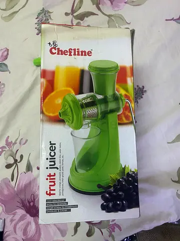 Green Chefline Manual Fruit Juicer - Good Condition