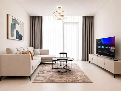 One Bedroom in MBR City District One including the bills for monthly booking