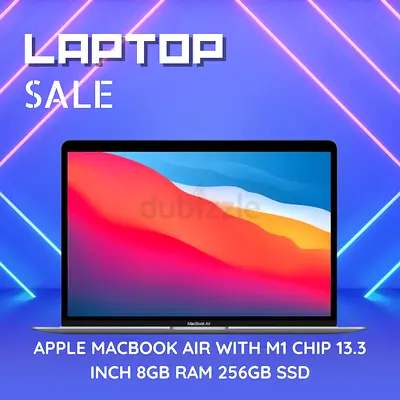 Apple MacBook Air with M1 Chip 13.3 Inch 8GB RAM 256GB SSD