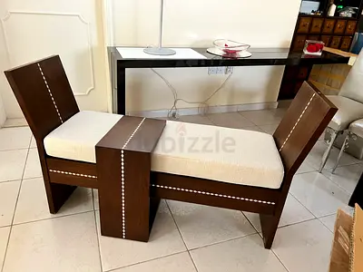 DIWAN AND SIDE TABLE by Famous Designer Nada Debs