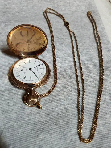 Vintage 1892-1893 American Waltham Grade K Size 6s Gold Filled Pocket watch.