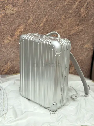 Rimowa aluminum backpack