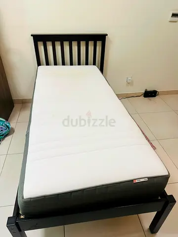 Single bed  (homecentre) and hovage mattress  (ikea)