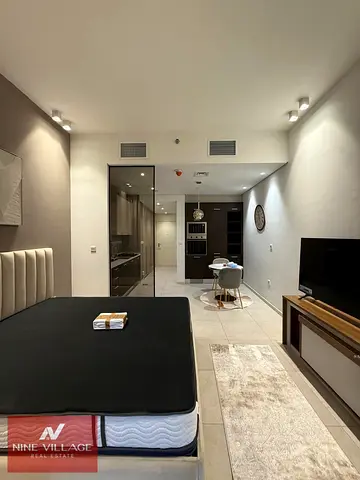 Furnished Studio | Park View Tower JVC | Balcony & City View
