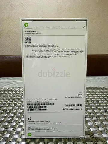 IPHONE17 PROMAX 512GB