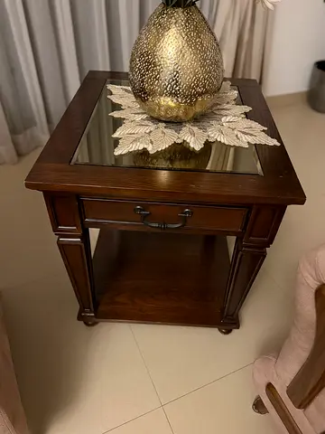 Coffee table and two sides