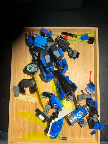 Jay cyber dragon Lego Ninjago loose set