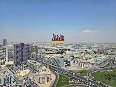 غرفتين وصالة بانوراما مع بلكونة وباركنغ في التعاون (مخرج دبي)، برج جديد، 2 ماستر، 3 حمام، إطلالة مفتوحة. 58 ألف
