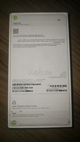 Iphone 17 pro 256gb