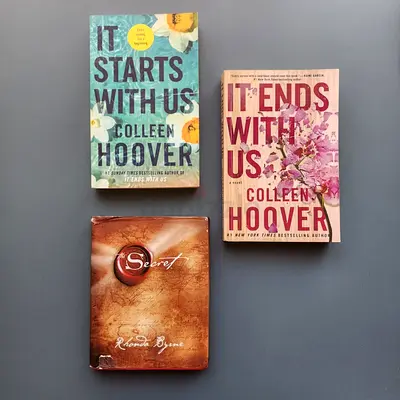 Set of 3 Paperback Novels: Colleen Hoover + The Secret