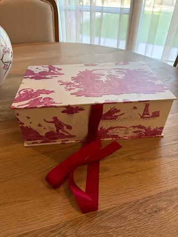 Decorative Storage/ Gift Box with Ribbon