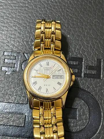 Citizen gold-tone  wristwatch with day/date display