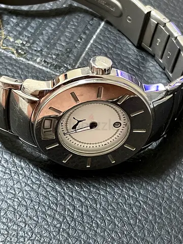 Stainless Steel Puma Mens Watch - Silver, Pre-owned