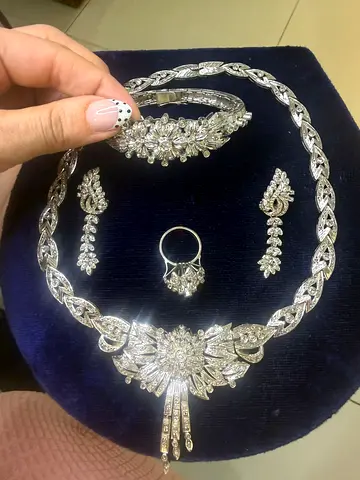 Victorian diamond set