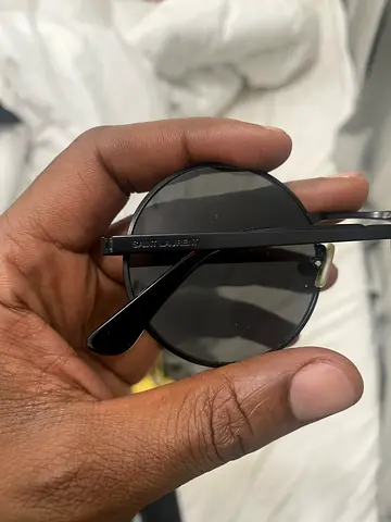 Round black sunglasses - gently used