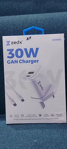 Zedx 30W GaN USB Fast Charger - Brand New in Box