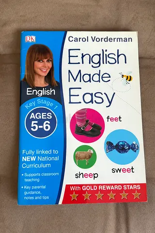 English Activity Book/Ages 5-6/Pages 32/170 star stickers