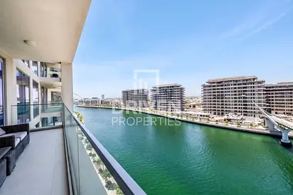 Full Canal and Burj Khalifa View | Modern Design