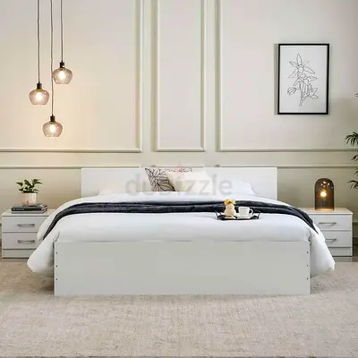 King Bed Frame with Headboard