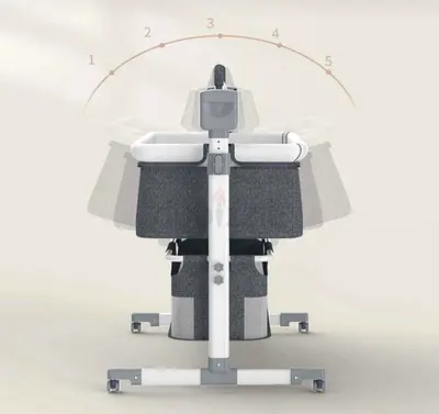 Adjustable Side-Sleeper Bassinet / Baby Co-Sleeper with Wheels