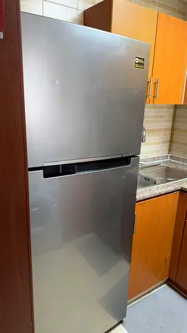 Silver Top-Freezer Refrigerator - Good Working Condition