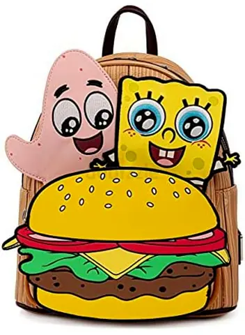 Loungefly Spongebob Squarepants Patrick and Krabby Patty Mini Backpack