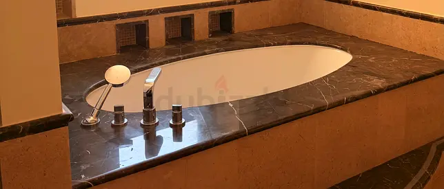 Built in bathtub