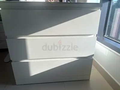 Ikea Malm 3 drawer chest of drawers