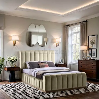 Customised Brand New Luxury King Size Bed, Hydraulic Storage Can be Installed