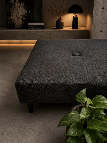 Large size grey ottoman / table / seat NEW