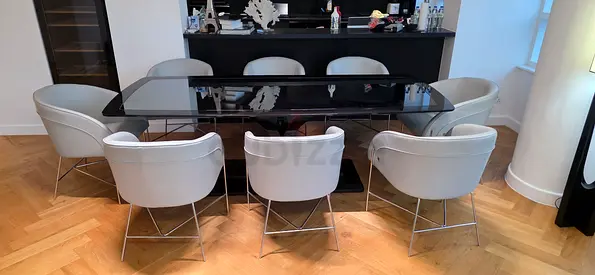Koala High End Quality Dinning Table with Eight Chairs
