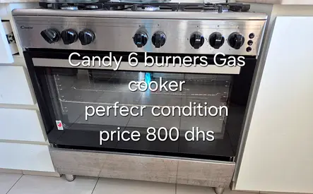 Candy 6 burners gas cooker