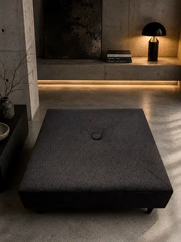 Large size grey ottoman / table / seat NEW