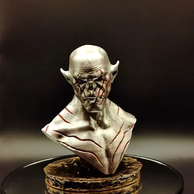 Azog the Defiler Hobbit Orc Bust Statue