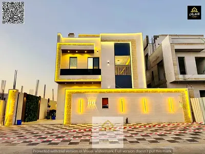 للبيع فيلا بسعرشامل رسوم التسجيل وكهررباء ومياه قابل للتفاوض طابقين وروف موقع قريب الخدمات وشارع الامارات 611