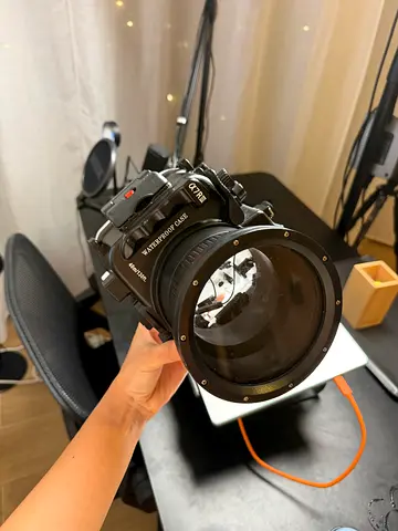 Sea frogs Underwater Case For Sony A7R III with 28-70mm or 90mm Lens 130FT/40M Diving Waterproof Hou