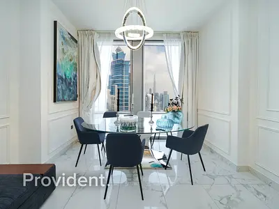 High Floor | Full Sea N Burj Khalifa View | Vacant