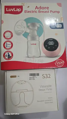 LuvLap Adore + S32 Wearable Electric Breast Pumps - Lightly Used Set