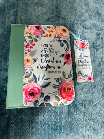 Book case/cover with book mark
